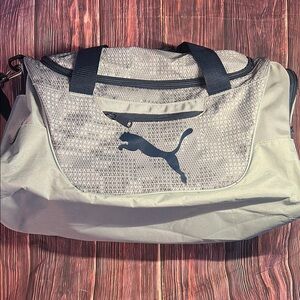 Puma Gray Duffel Bag
